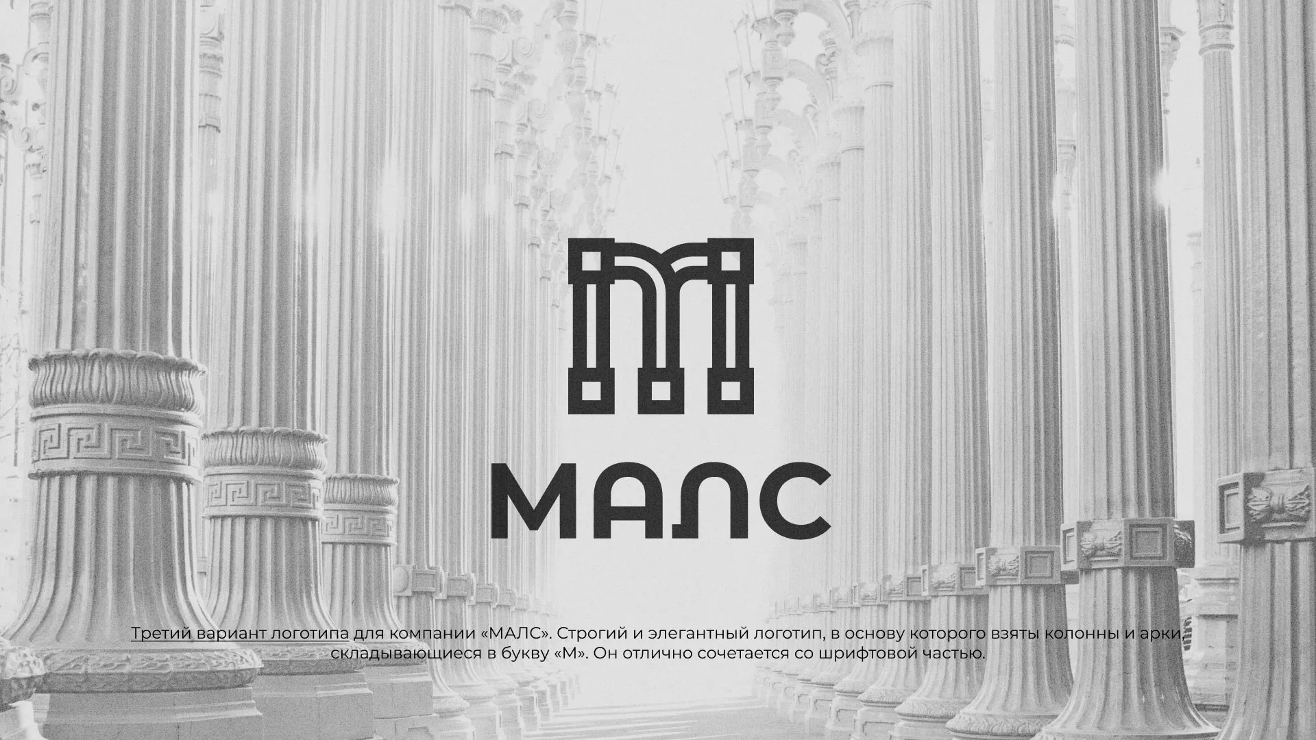 Разработка логотипа компании «МАЛС» в Порхове