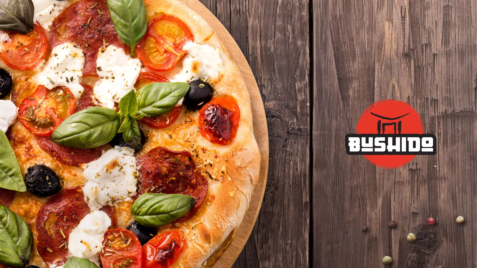 Разработка сайта для пиццерии «BUSHIDO» в Порхове